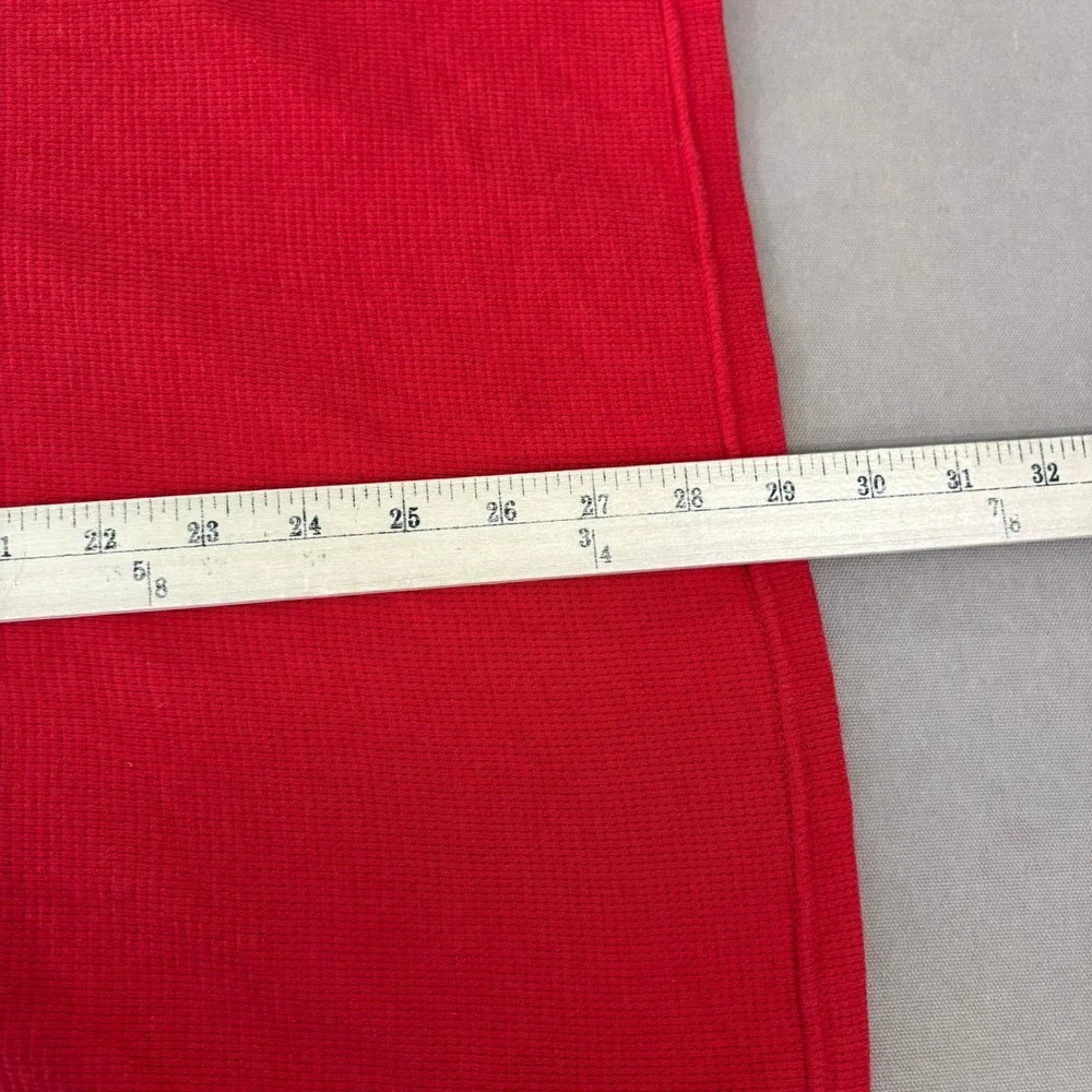 Polo Ralph Lauren‎ Waffle Knit Thermal Shirt Mens Large Red Long Sleeve Crewneck